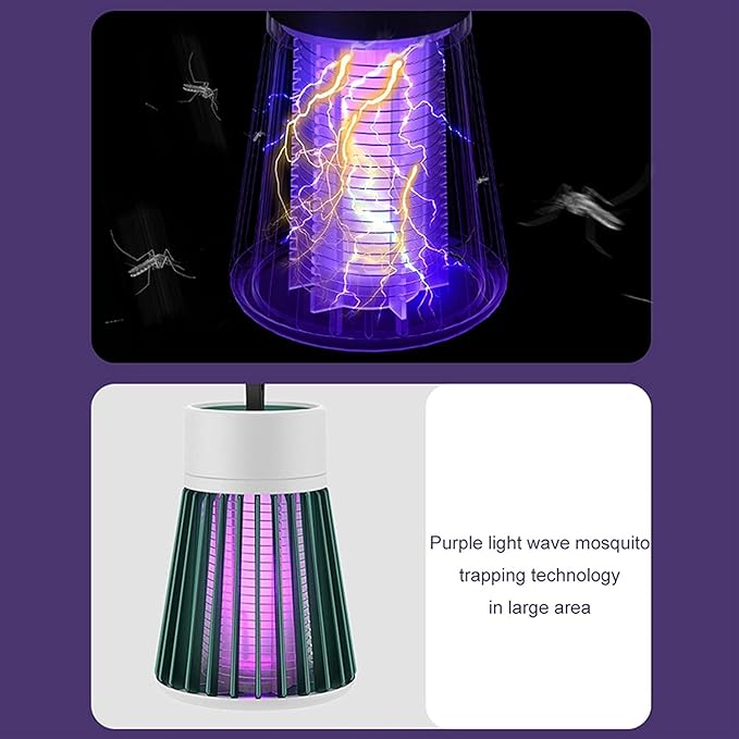 E'ehsaas Mosquito Killer Lamp 2021 New Electric Shock Mosquito Lamp Purple Light Fly Trap DC 5V USB Killer Mute LED Night Light Mosquito Killer Pest Control