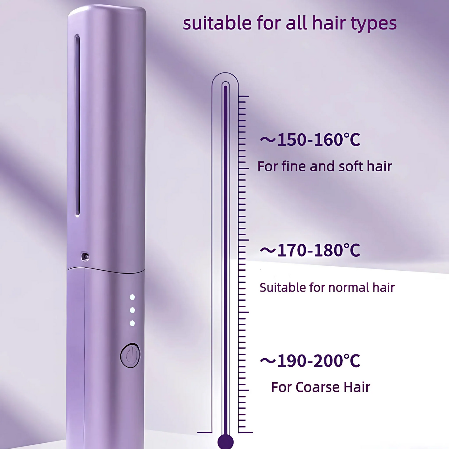 Portable Mini Hair Straightener Comb