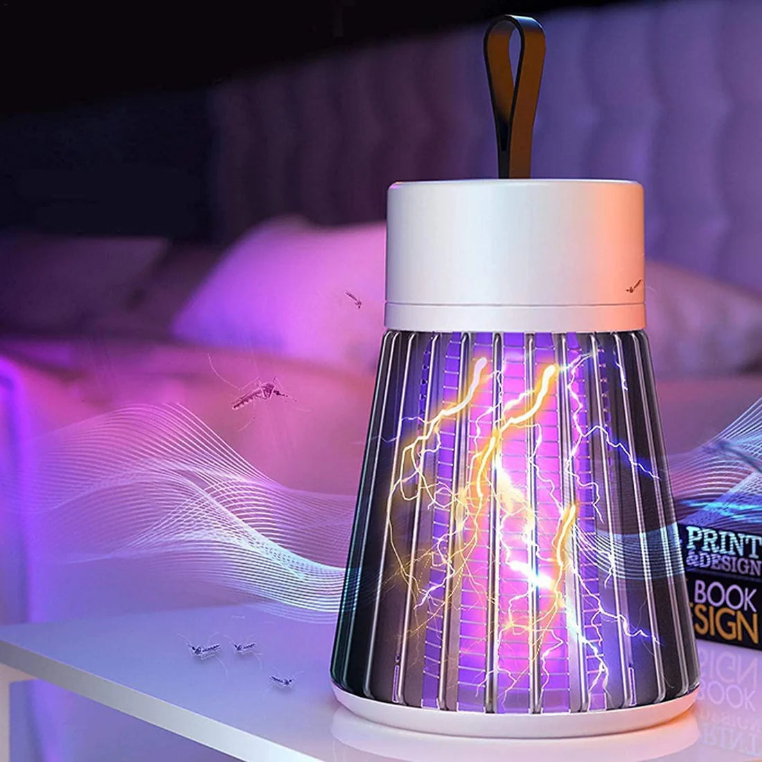 E'ehsaas Mosquito Killer Lamp 2021 New Electric Shock Mosquito Lamp Purple Light Fly Trap DC 5V USB Killer Mute LED Night Light Mosquito Killer Pest Control