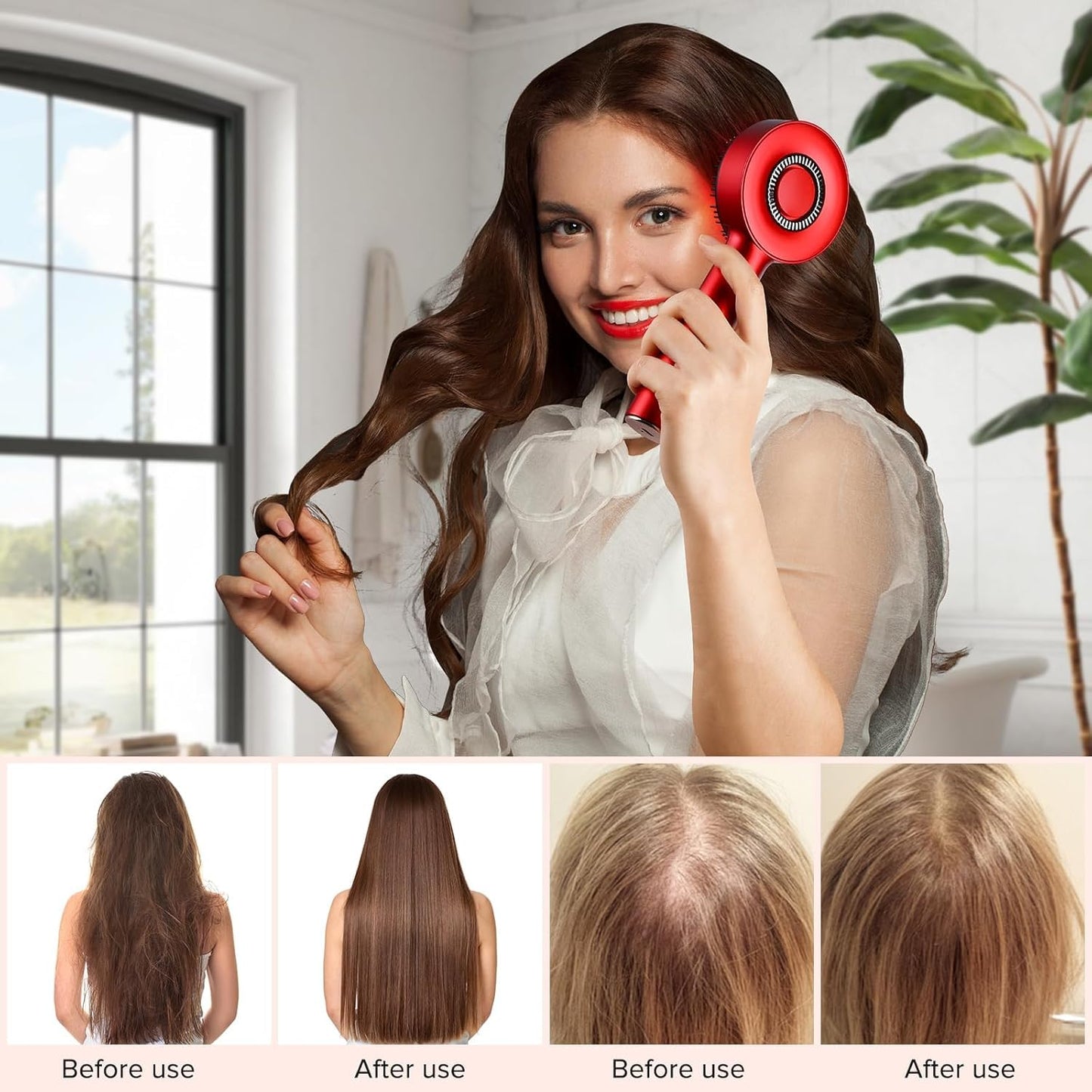 E'ehsaas 3-in-1 Electric Hair Oil Applicator & Electric Scalp Massager-6 Month warranty