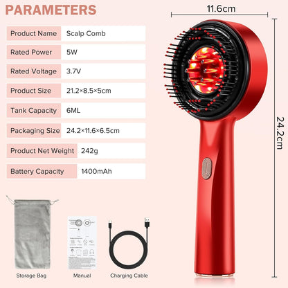 E'ehsaas 3-in-1 Electric Hair Oil Applicator & Electric Scalp Massager-6 Month warranty
