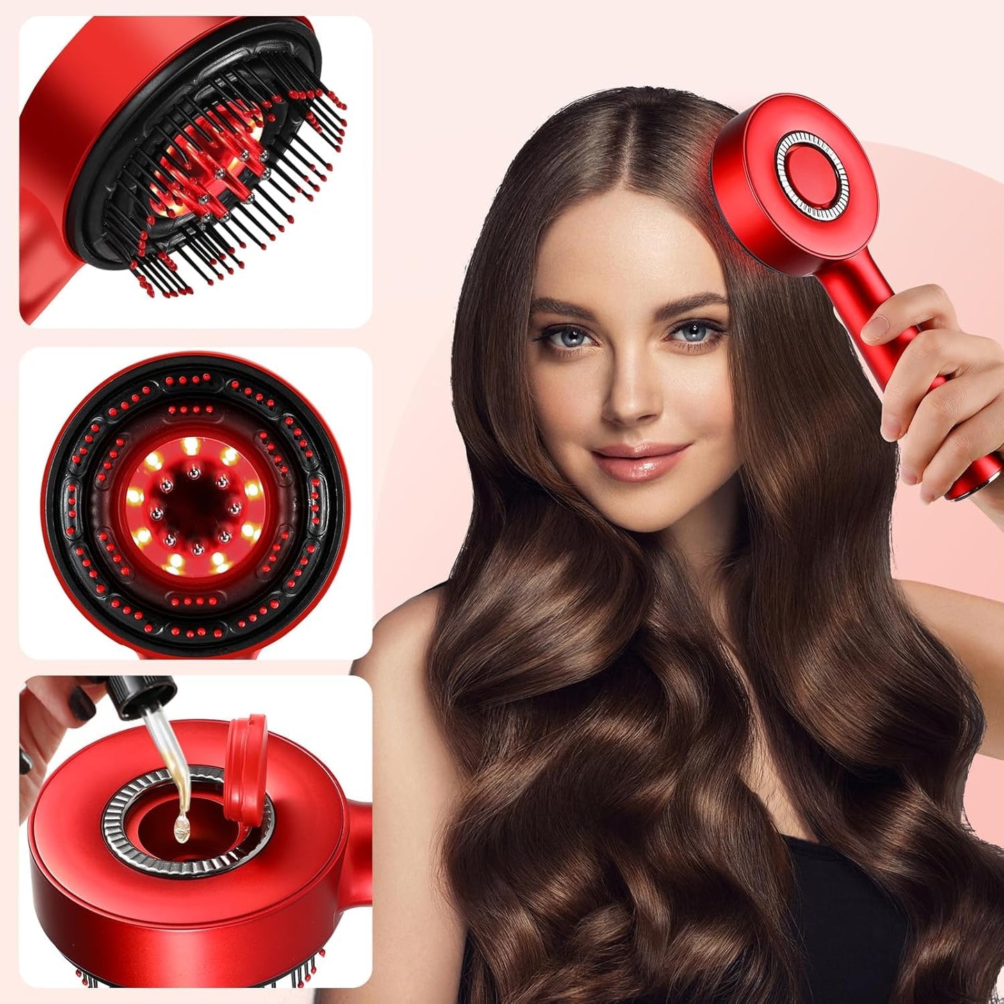 E'ehsaas 3-in-1 Electric Hair Oil Applicator & Electric Scalp Massager-6 Month warranty