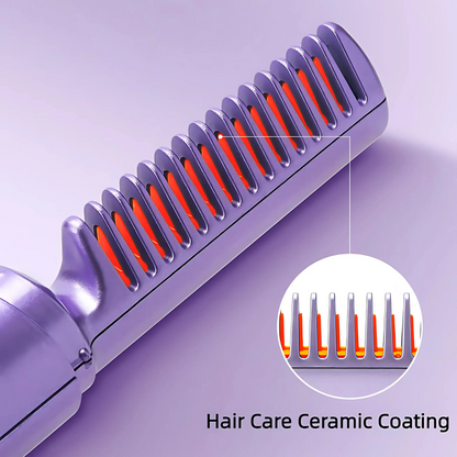 Portable Mini Hair Straightener Comb